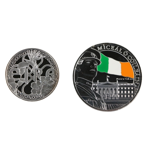 1184 - Coins:  Dublin Mint Office - The Seven Signatories of the Irish Proclamation, layered silver, with c... 