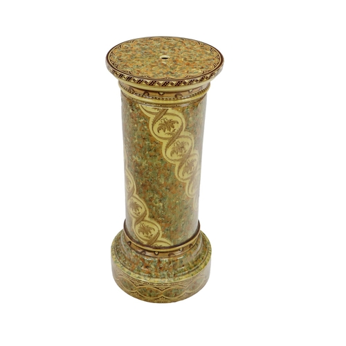 584 - A Minton ceramic&nbsp;Majolica style polychrome Jardini&egrave;re&nbsp;Stand, 28