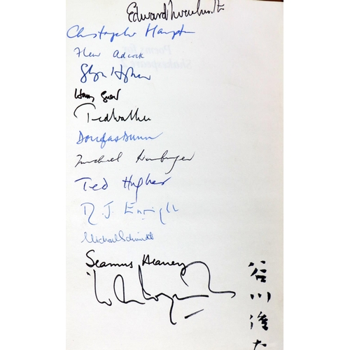 103 - Signed by Heaney & Other Poets[Heaney (S.)] Fawcett (Graham)ed. Poems for Shakespeare 2, 8vo, L.... 