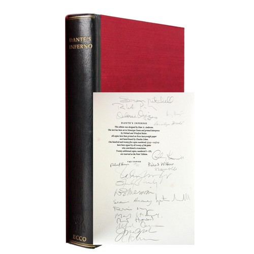 104A - One of 125 Copies Signed by the ContributorsHeaney (Seamus)et al,&nbsp;Dantes Inferno, folio, New Je... 