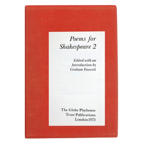103 - Signed by Heaney & Other Poets[Heaney (S.)] Fawcett (Graham)ed. Poems for Shakespeare 2, 8vo, L.... 