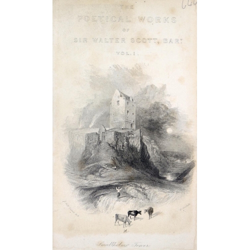 18 - Bindings: Scott, The Poetical Works of Sir Walter Scott, Bart, 12 vols. sm. 8vo Edin. n.d. (c. 1830)... 