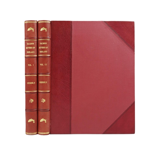 64 - Limited Edition - Fine CopyFishing: Grimble (Augustus) The Salmon Rivers of Ireland, 2 vols. lg. 4to... 