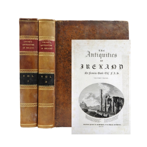 81 - Grose (Francis)&nbsp;The Antiquities of Ireland, 2 vols. large folio Lond. 1791.&nbsp;First Edn., Lg... 