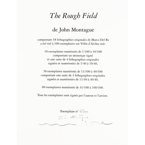 83 - One of 10 Copies Signed by Author & ArtistMontague (John) The Rough Field, folio, Paris (Maeght ... 