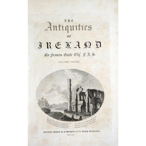 85 - Grose (Francis)&nbsp;The Antiquities of Ireland, 2 vols. lg. 4to Lond. 1791.&nbsp;First Edn., 2 engd... 