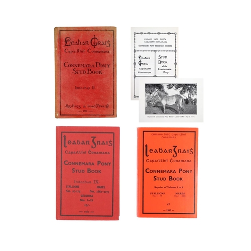101 - Stud Book: Connemara Pony Stud Book, Volumes 2, & 9, 1931 & 1963, & Reprint of Volumes 1... 