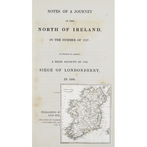 105 - Irish Travel: [Jackson (Mrs. John)]? Notes of a Journey in the North of Ireland in the Summer of 182... 