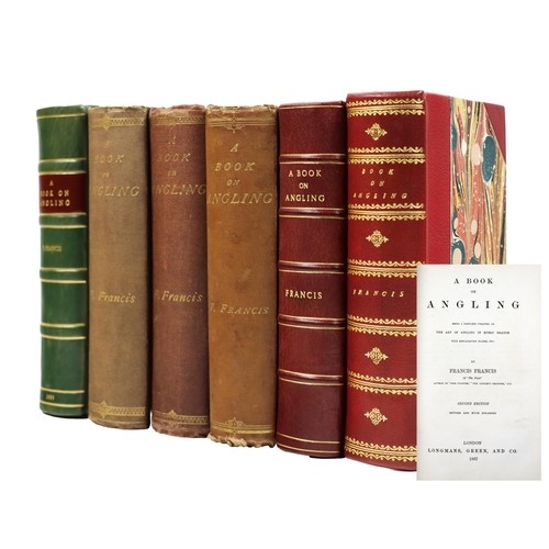 108 - First Six Editions - With Hand-Coloured PlatesFishing: Francis (Francis)&nbsp;A Book on Angling,&nbs... 