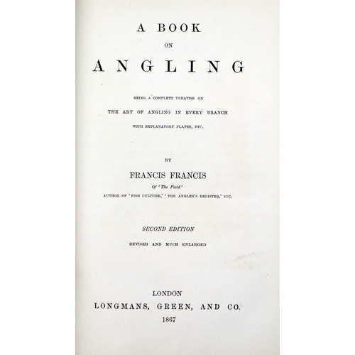 108 - First Six Editions - With Hand-Coloured PlatesFishing: Francis (Francis)&nbsp;A Book on Angling,&nbs... 