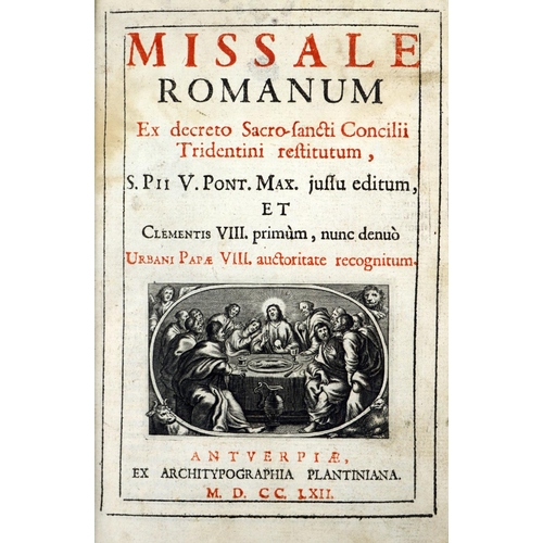 113 - Binding:&nbsp;Missale Romanum, Ex decreto Sacro - sancti Concilii, Tridentini Restitutum, S. Pii Pon... 
