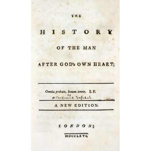 118 - Medical Pamphlets etc: 1. [Campbell (Archibald)]&nbsp;The History of the Man after God's Own Heart, ... 