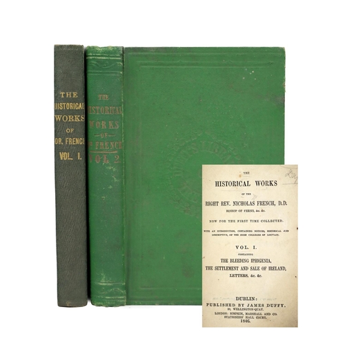 119 - Duffy's Library:&nbsp;French (Rt. Rev. Nicholas)&nbsp;The Historical Works of ..., 2 vols. 12mo Dubl... 