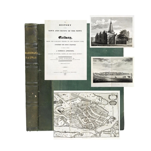 186 - Hardiman (James)&nbsp;The History of the Town and County of the Town of Galway, 4to D. (Golds & ... 