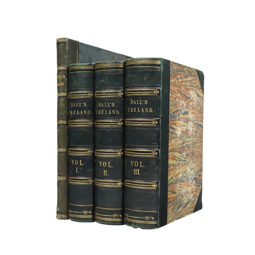 187 - With Hand Coloured MapsHall (Mr. & Mrs. S.C.) Ireland: its Scenery, Character, etc., 3 vols. Lon... 