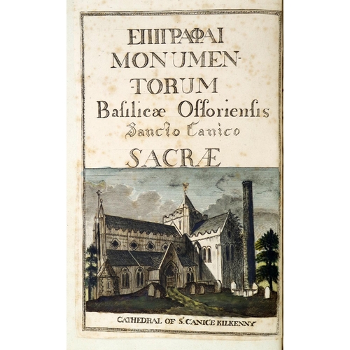 189 - O'Phelan (John) Epitaphs on the Tombs in the Cathedral Church of St. Canice, Kilkenny, Folio Dublin ... 