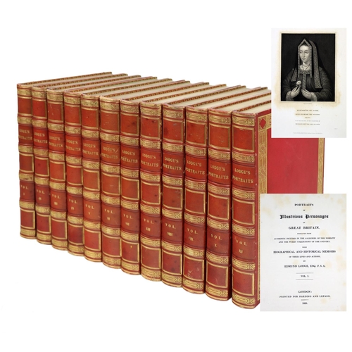190 - Most Likely by George MullenBindings: Lodge (Edmund) Portraits of Illustrious Personages of Great Br... 