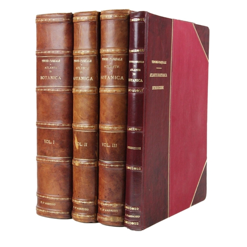 196 - With Fine Hand-Coloured PlatesTenore (V.) & Pasquale (G.A.) Atlante di Botanica Popolare, ossia ... 