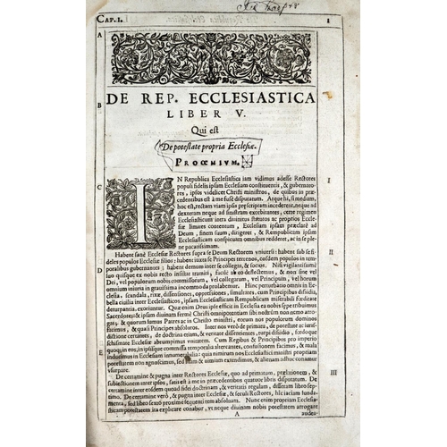 200 - Association CopiesBox: Cashel Library: Antonio (Marco) De Republica Eccleiastica Pars Secunda...  Fo... 