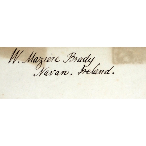 97 - The Author's Own CopyPamphlets: 1. Brady (W. Maziere)&nbsp;Facts or Fictions? Seven Letters on the F... 