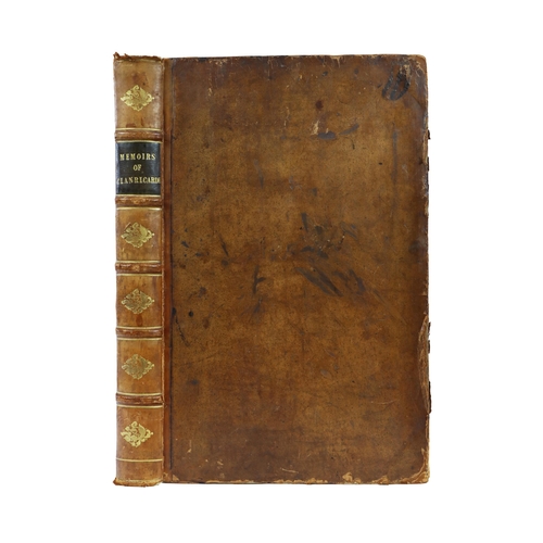 203 - Clanricade (Earl of) The Memoirs and |Letters of Ulick, Marquis of Clanricarde, and Earl of Saint Al... 