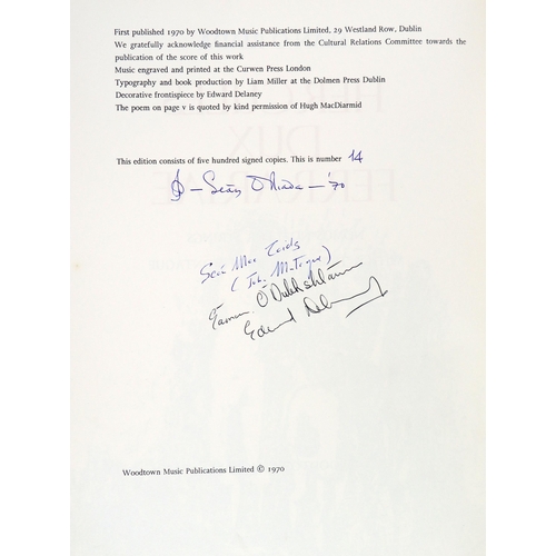 206 - Signed Limited EditionO'Riada (Sean) Hercules Dux Ferrariae, folio, D. (Dolmen Press) 1970, publishe... 