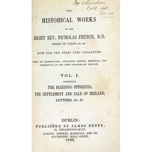 213 - Rare CollectionDuffy (James) publishers. Duffy's Library of Ireland, 10 vols., 12mo Dublin 1846-1870... 