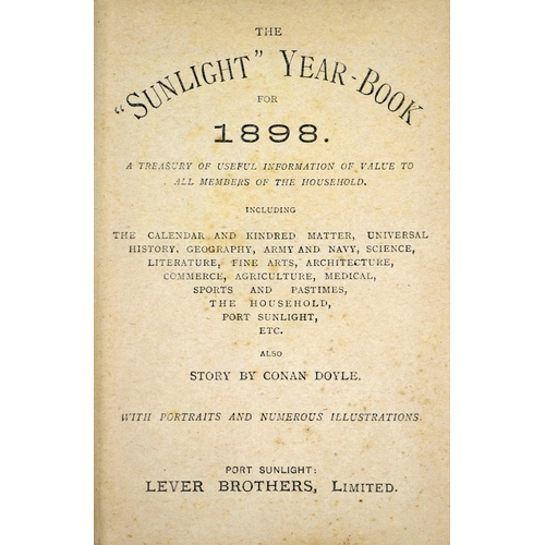 214 - First Appearance of Conan Doyle's WorkLever Bros - 'The Sunlight' Year Book for 1898,  8vo Port. Sun... 