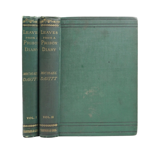 220 - With Manuscript Letter from Michael DavittDavitt (Michael) Leaves from a Prison Diary; or Lectures t... 