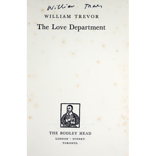 224 - Trevor (William) The Love Department, 8vo, L. (Bodley Head) 1966, First Edn., Signed by the Author, ... 