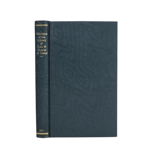 225 - Scarce BibliographyCo. Tipperary:  [Davis White?] Catalogue of the Library of the Dean and Chapter o... 