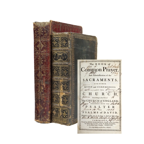 227 - Bindings: Baskerville Press:&nbsp;The Book of Common Prayer,.. roy 8vo Cambridge (John Baskerville) ... 