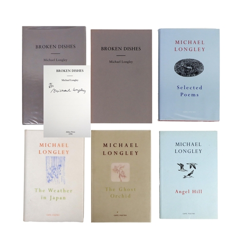 230 - Longley (Michael) Broken Dishes, Abbey Press 1998, Signed Limited Edn. No. 181/250, also Signed pape... 