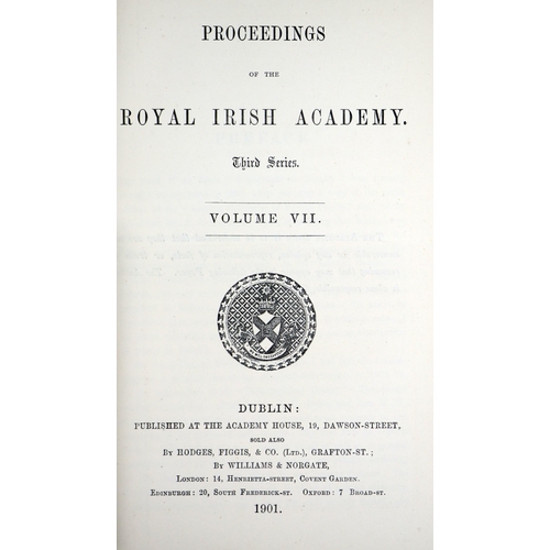 233 - Praeger (Rob. Lloyd) Irish Topographical Botany, 8vo Dublin (Proceedings of R.I.A.,) 1901. First Edn... 