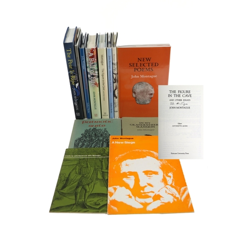 235 - Signed by the AuthorMontague (J.) A large and nice collection of First Edition hardback and paperbac... 