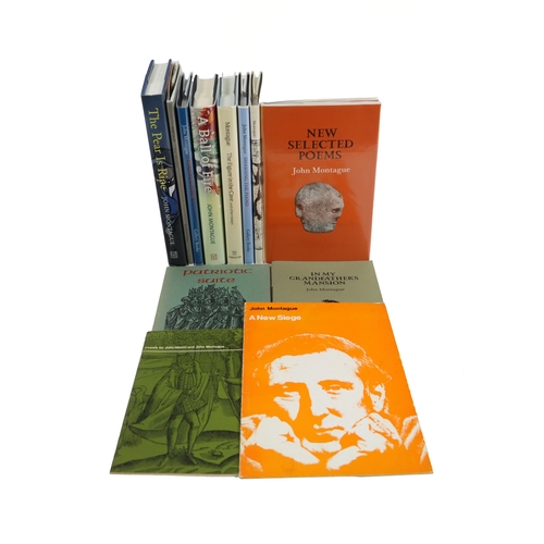235 - Signed by the AuthorMontague (J.) A large and nice collection of First Edition hardback and paperbac... 