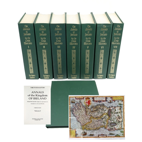402 - O'Donovan (John)ed. Annals of the Kingdom of Ireland by The Four Masters, 7 vols. + Volume with colo... 