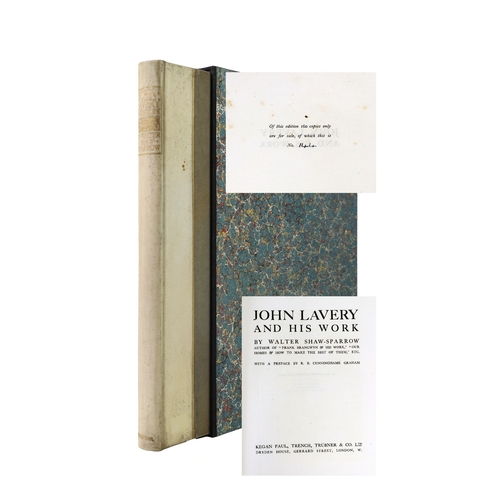 405 - Special Limited EditionLavery: Shaw-Sparrow (Walter)&nbsp;John Lavery and His Work, large atlas foli... 
