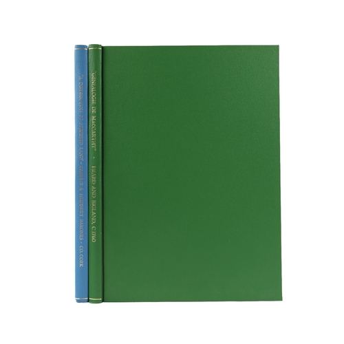 406 - Co. Cork: Photocopies: Genealogie de la Ryale et Serenissime Maison de Mac Carthy, folio; also A Dis... 