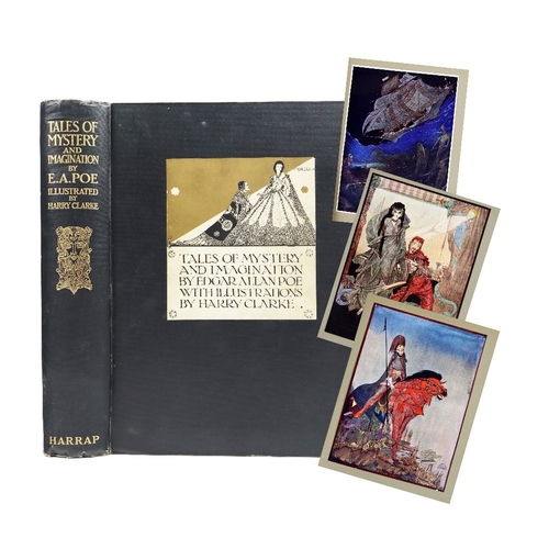 362 - Clarke (Harry) Illustrator: Poe (Edgar Allan) Tales of Mystery and Imagination,  4to Lond. 1923. Hf.... 
