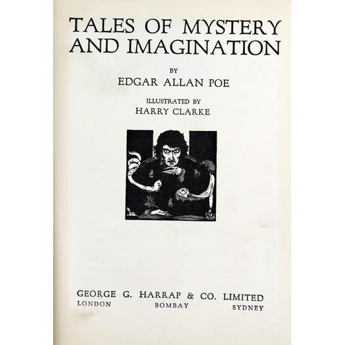 362 - Clarke (Harry) Illustrator: Poe (Edgar Allan) Tales of Mystery and Imagination,  4to Lond. 1923. Hf.... 