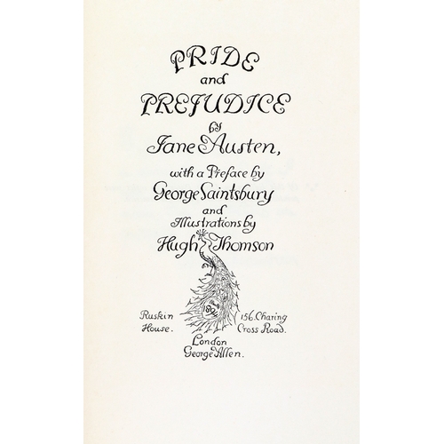 368 - [Thompson (Hugh)] Illustrator: Austen (Jane)&nbsp;Pride and Prejudice, thick sm. folio Lond. 1894.&n... 