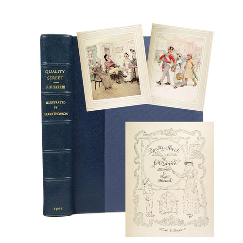 370 - [Thompson (Hugh)] Illustrator. Barrie (J.M.)&nbsp;Quality Street, A Comedy in Four Acts, 4to Lond. (... 