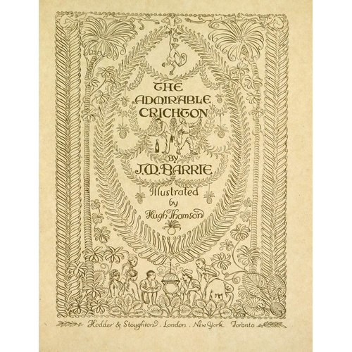 371 - [Thompson (Hugh)] Illus. Barrie (J.M.)&nbsp;The Admiral Crichton, 4to Lond. (Hodder & Stoughton)... 