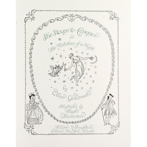 373 - Signed Copy, Limited to 350 Copies Only[Thompson (Hugh) Illustrator: Goldsmith (Oliver)&nbsp;She Sto... 