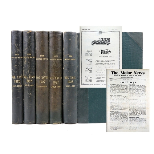 374 - Periodical:  The Motor News - Approved by the Society of Irish Motor Traders,  Vol. 27, Nos 1 - 52, ... 