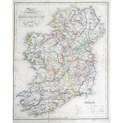 387 - With Hand Coloured MapsLewis (Samuel) A Topographical Dictionary of Ireland, 2 vols. v. lg. 4to Lond... 