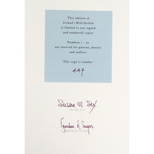 409 - Sex (Susan)artist & Sayers (B.)comp. Ireland's Wild Orchids, folio, B. (Nicholson & Bass) 20... 