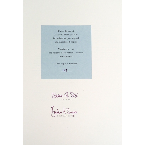 410 - Illustrated Volume: Sex (Susan) & Sayers (Brendan) Ireland's Wild Orchids, folio, Belfast (Nicho... 