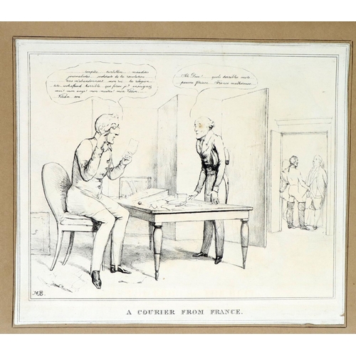 411 - Political Cartoons [Doyle (John)] 'H.B. Political Sketches,' Vols. 1 - 4, 4 vols. lg. Atlas folio L.... 